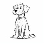 dibujos de perros para imprimir y pintar